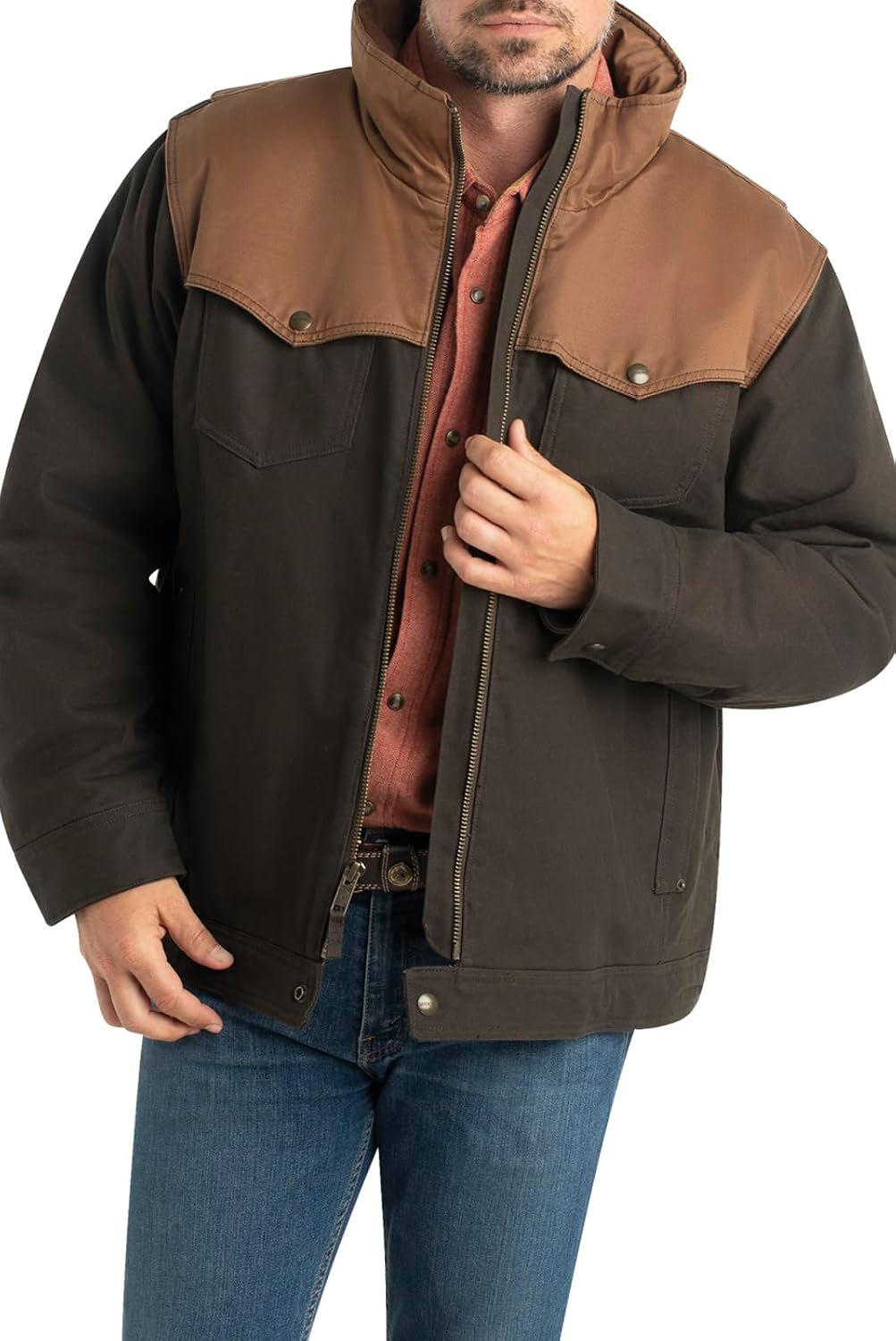 Men's Canvas Western Coat