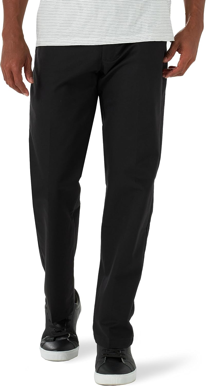 Men's Stretch Relaxed Fit Flat Front Pant