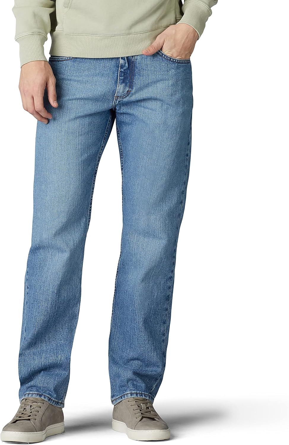 Men's Regular Fit Straight Leg Jean