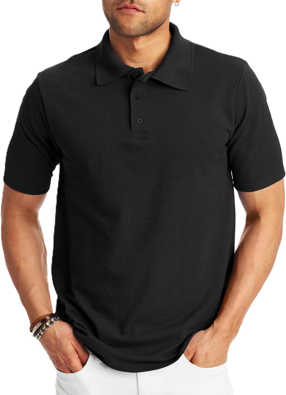 Men’s Short Polo Shirt, Midweight Men's Shirt