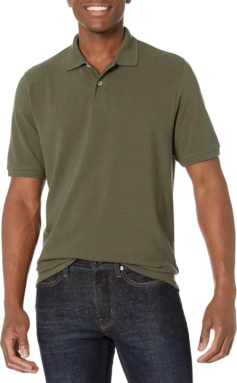 Men's Regular-Fit Cotton Pique Polo Shirt